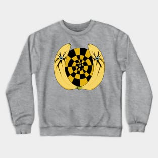 Bananas in Space Crewneck Sweatshirt